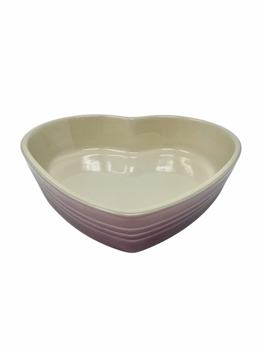 Le Creuset Medium Heart Shaped Baking Dish Oven Cookware Dusty Rose
